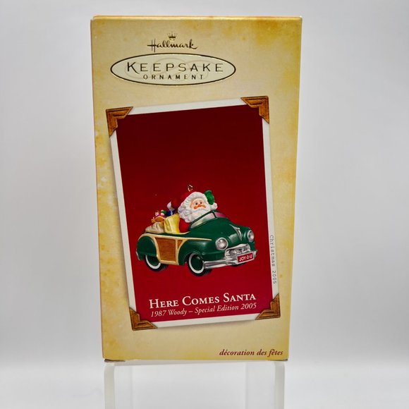 Hallmark Keepsake WOODY WAGON Here Comes Santa Ornament Special Edition 2005 - Picture 2 of 8